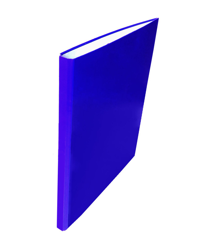 Папка з притиском ITEM321, А4, PP-покриття, синій